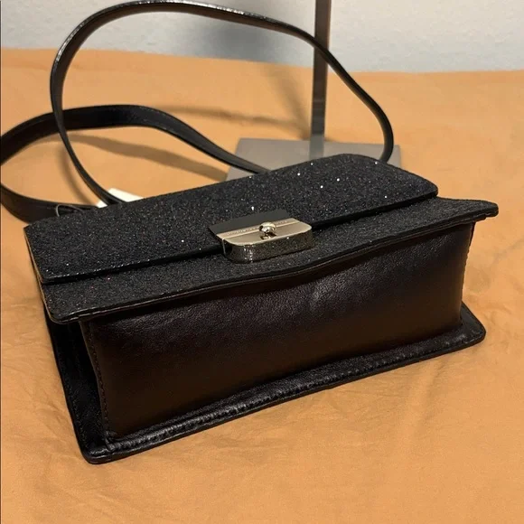 NWT Kate Spade New York Black Glitter Bag - Picture 7 of 10